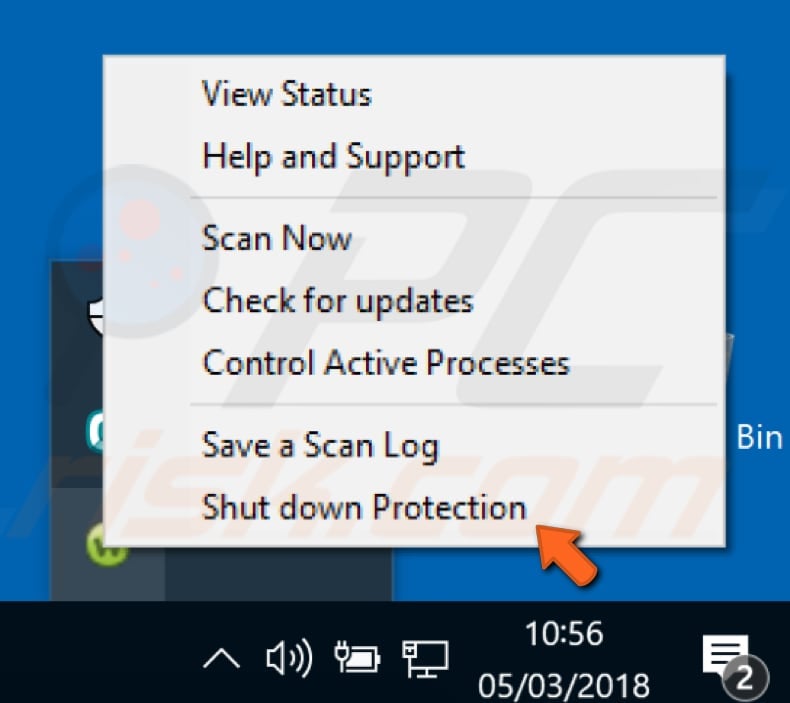 how to disable avast antivirus temporarily win 10