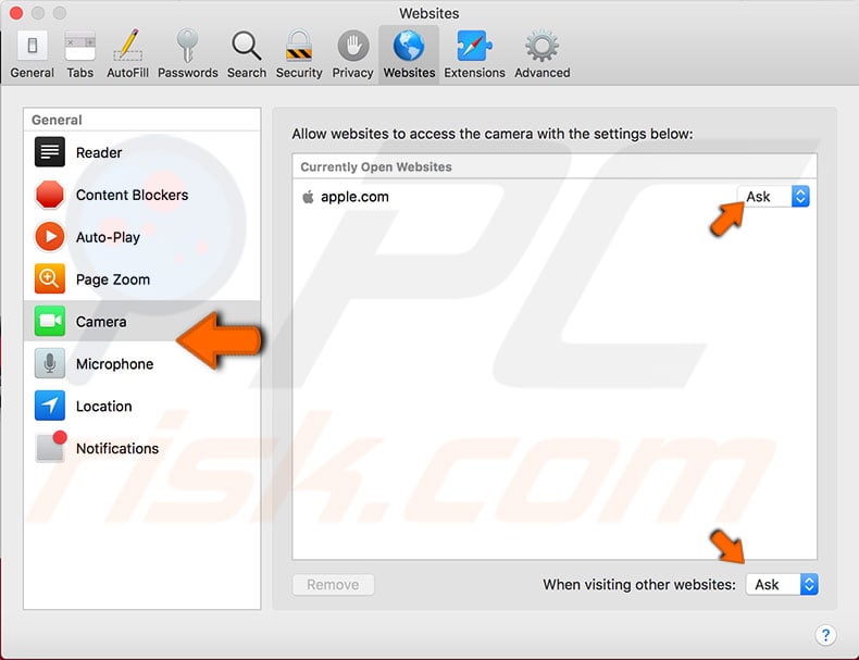 turn on webcam mac terminal