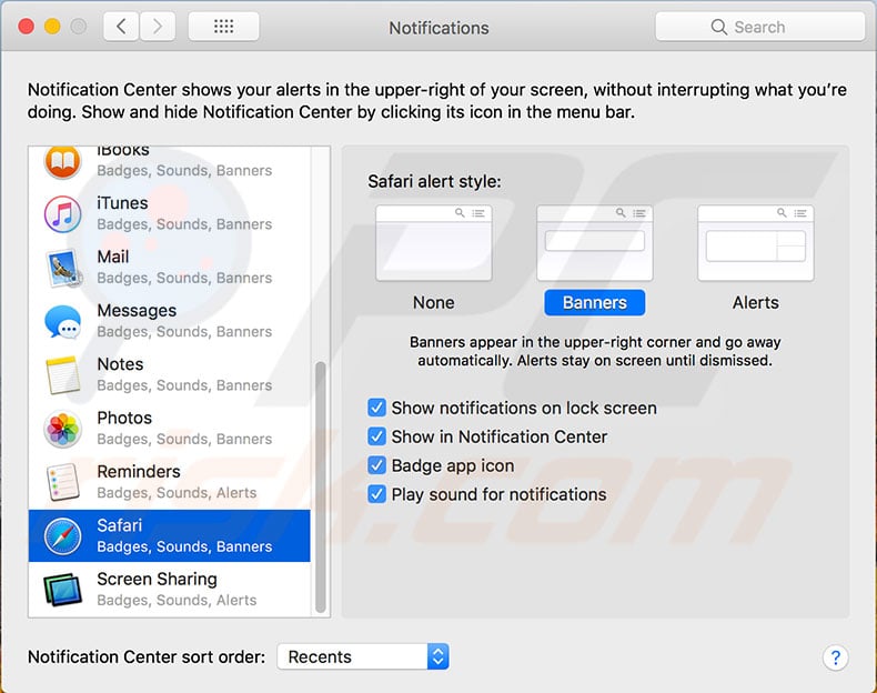 turn off notifications on mac while in meeting