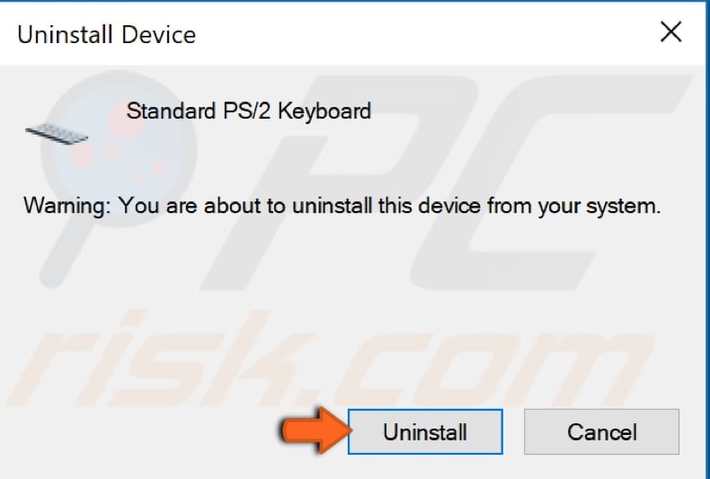 reinstall keyboard drivers step 3