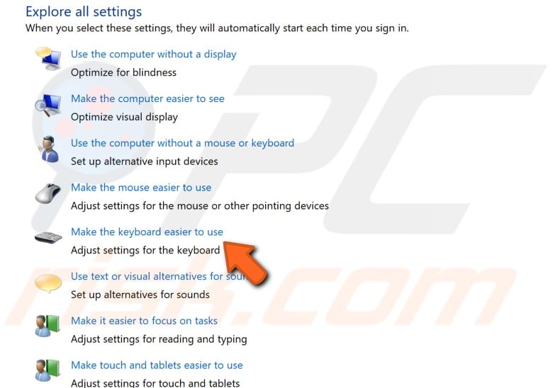 check windows settings step 5