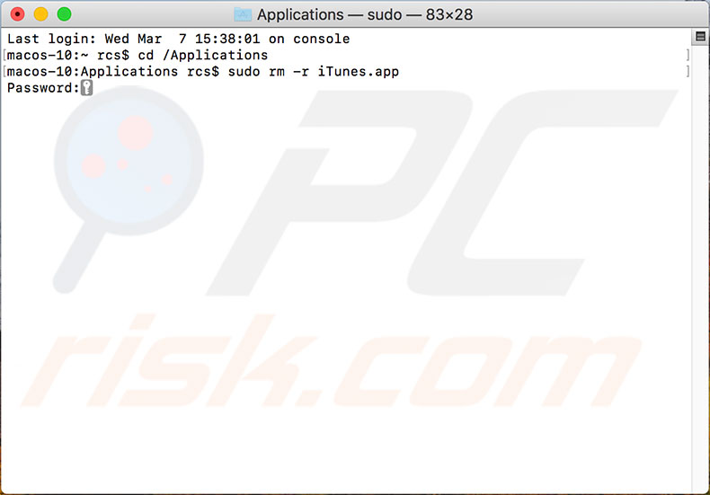 remove-itunes-via-terminal