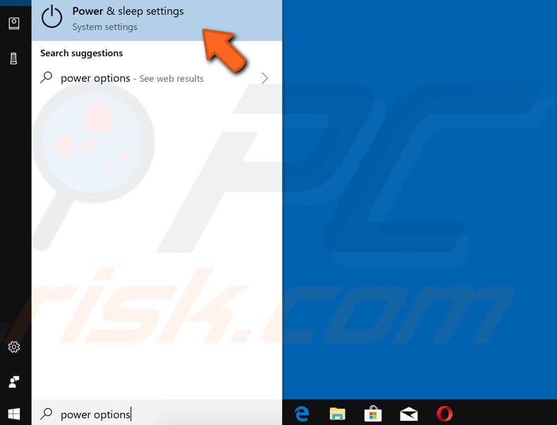 customize power settings step 1