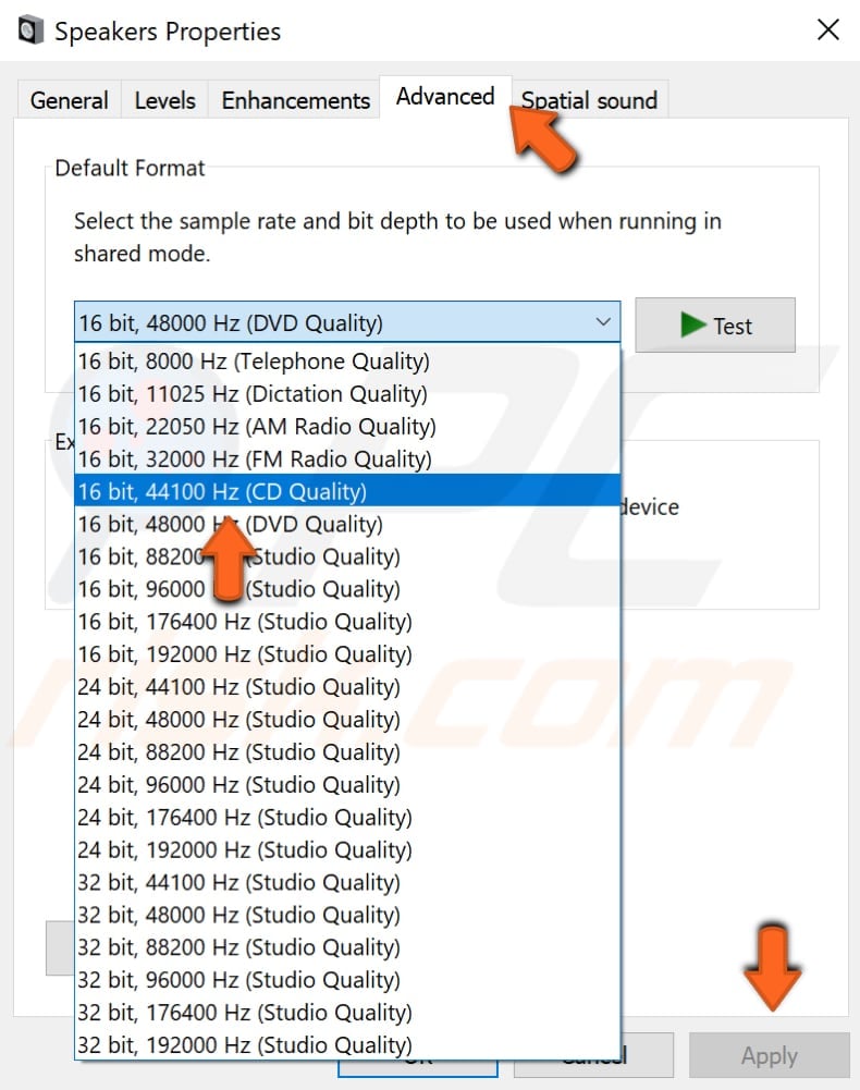 dell speakers not working windows 10