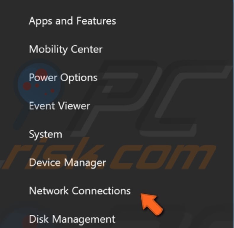 change dns step 1