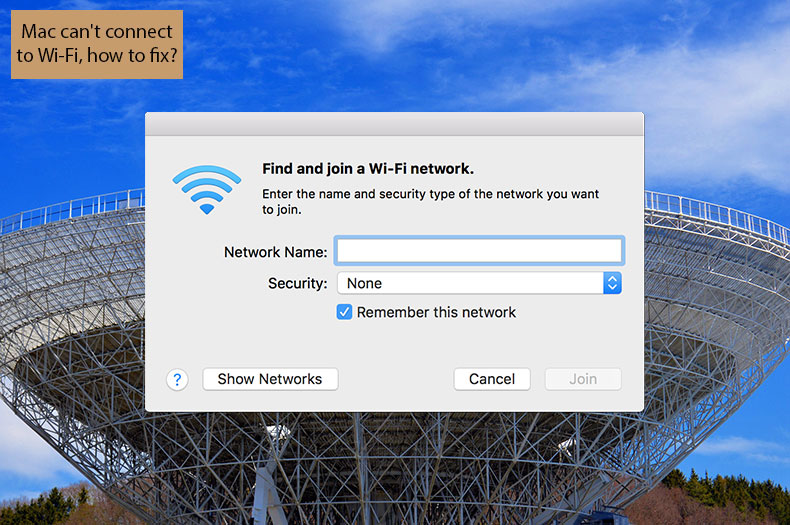 how to find network connections on mac