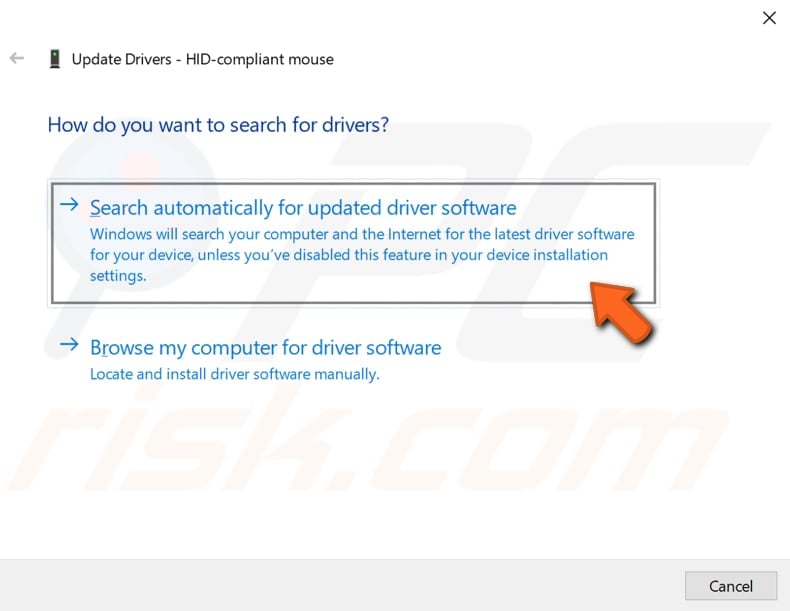 update your mouse driver step 4