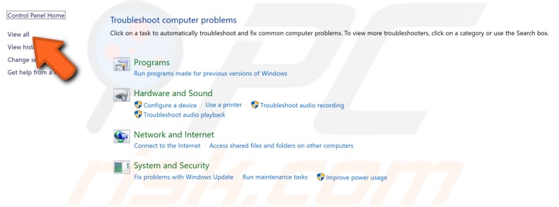 run windows update troubleshooter step 2