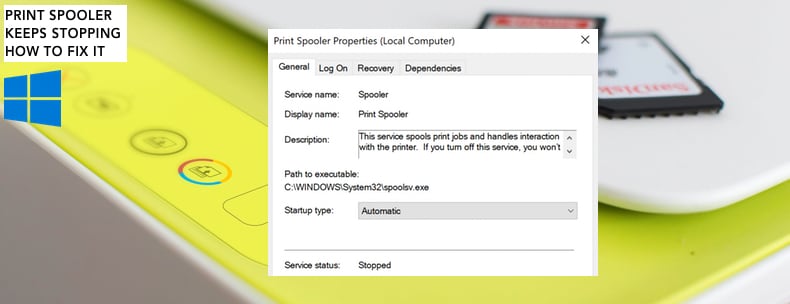 print spooler blijft stoppen