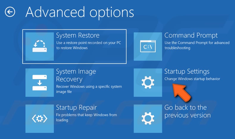 rename the windowsapps folder in safe mode step 5