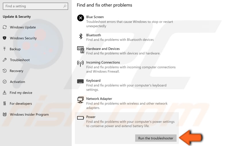 run windows update troubleshooter step 3