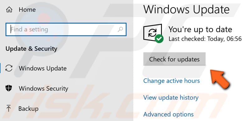 update windows step 2