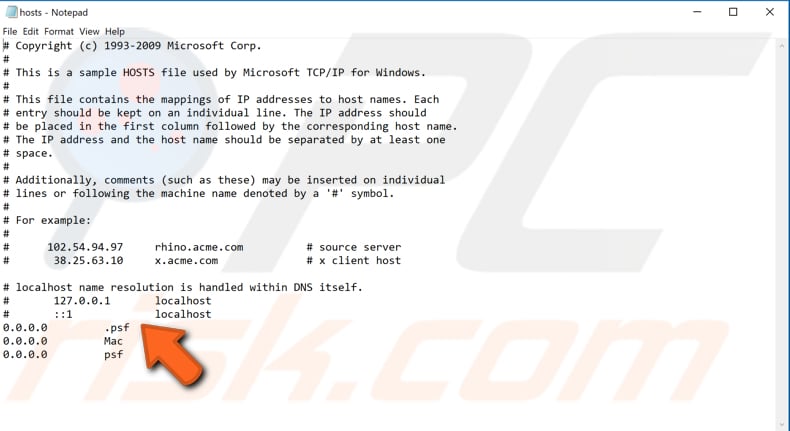 check for malicious ip addresses step 2