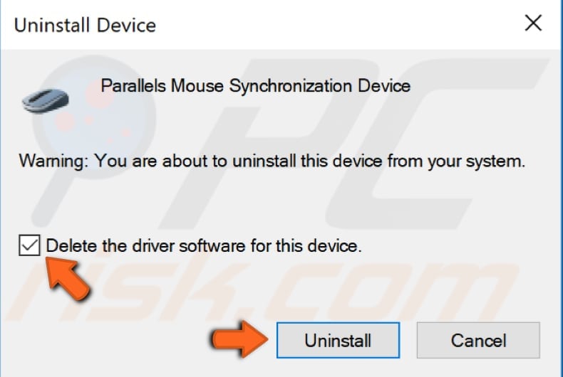 reinstall touchpad drivers step 3
