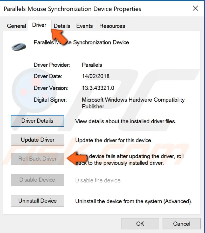 reinstall touchpad drivers step 2