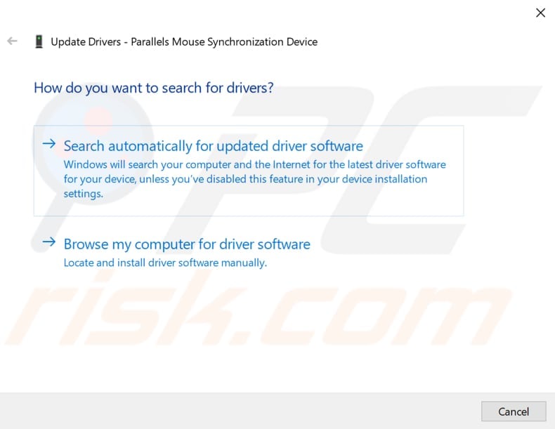 update touchpad drivers step 2