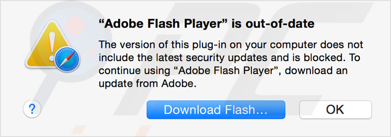 adobe uninstall flash player message