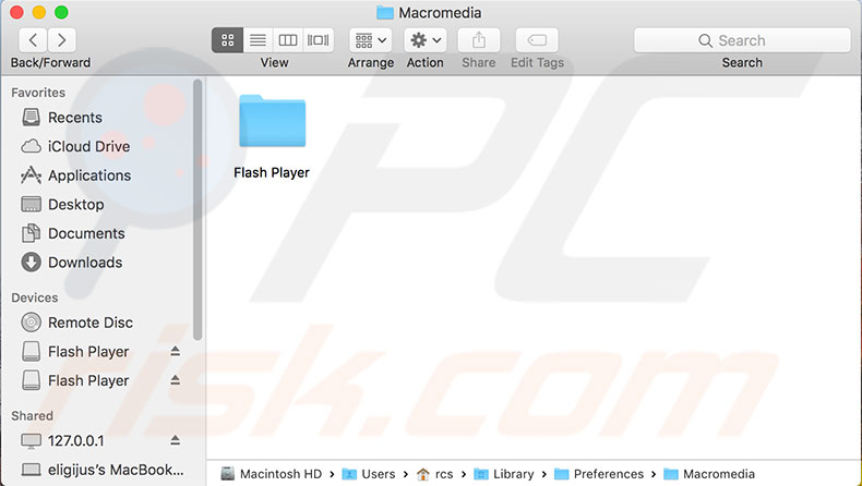 need to. remove flash from mac