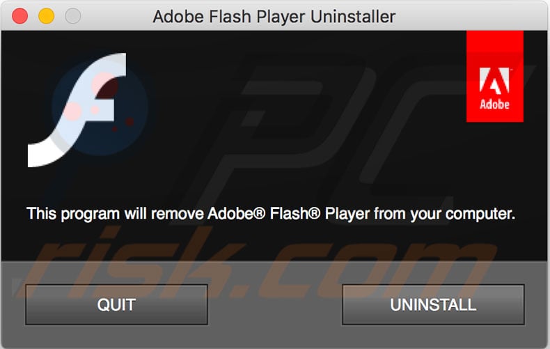 adobe flash uninstaller