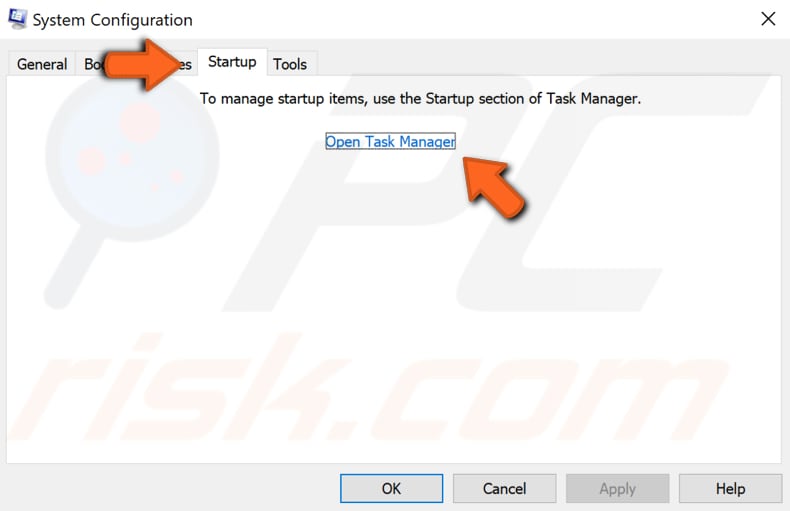 perform a clean boot step 3 