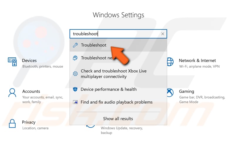 run windows update troubleshooter step 1
