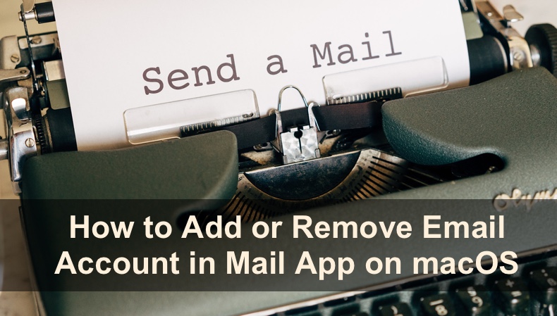 how to add email account to mac