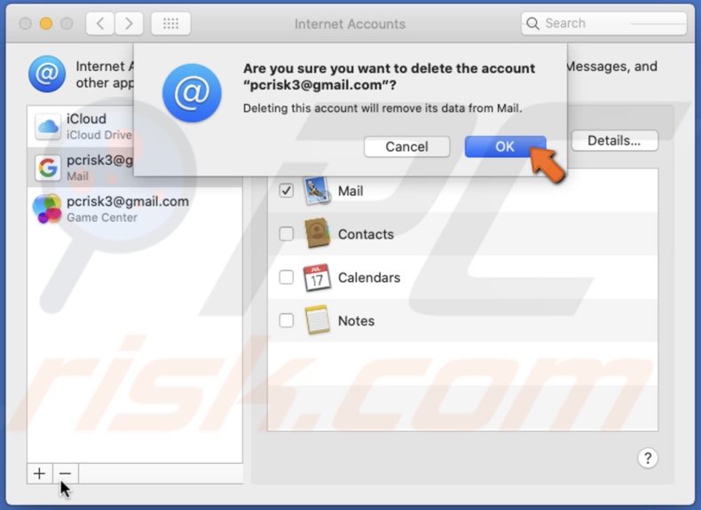 removing mail from mac