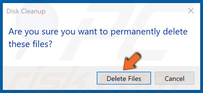Click Delete Files
