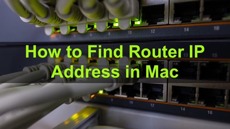 how to find router ip address mac
