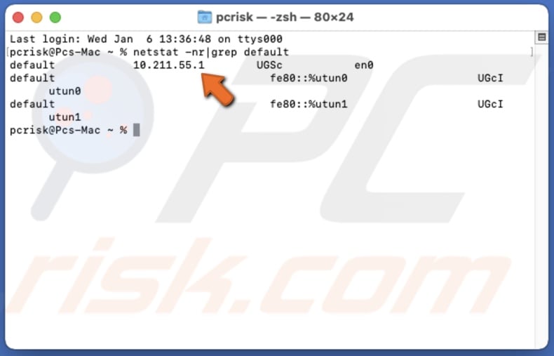 how to find router mac address