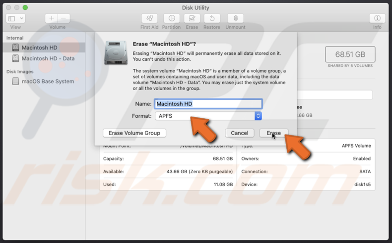 select-format-apfs