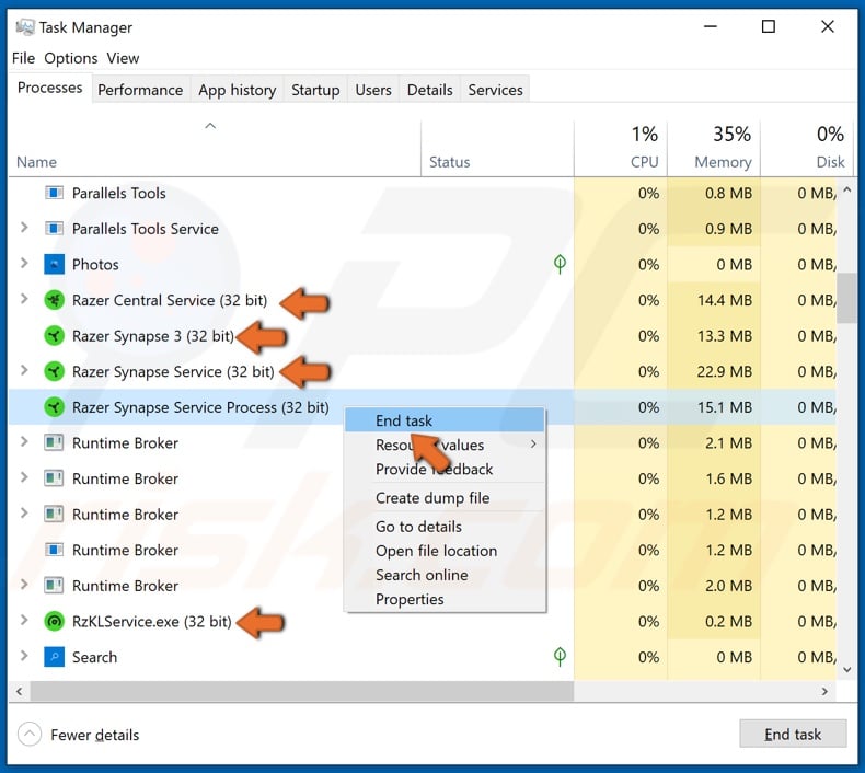 razer synapse wont open