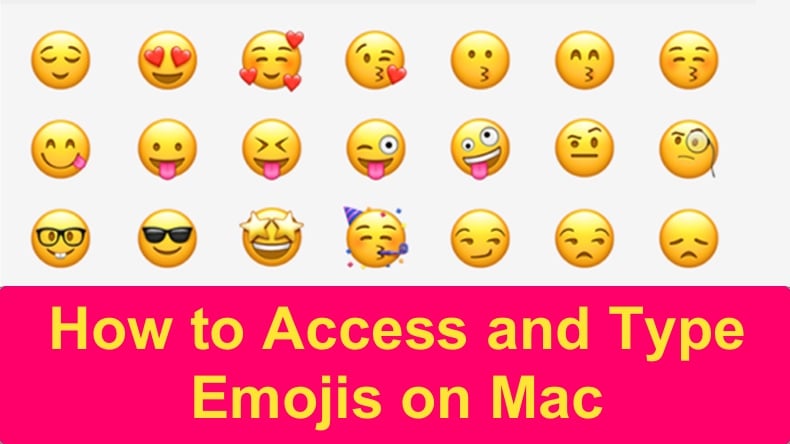 how to show emojis on mac