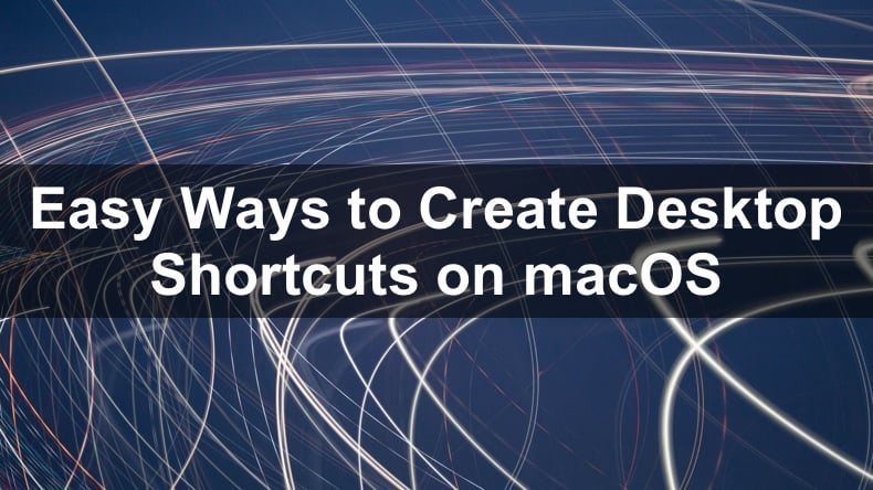 how make icon for mac desktop shortcut