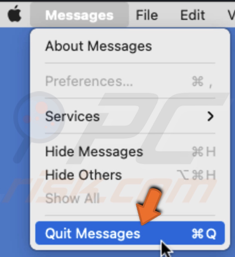 Quit Messages app