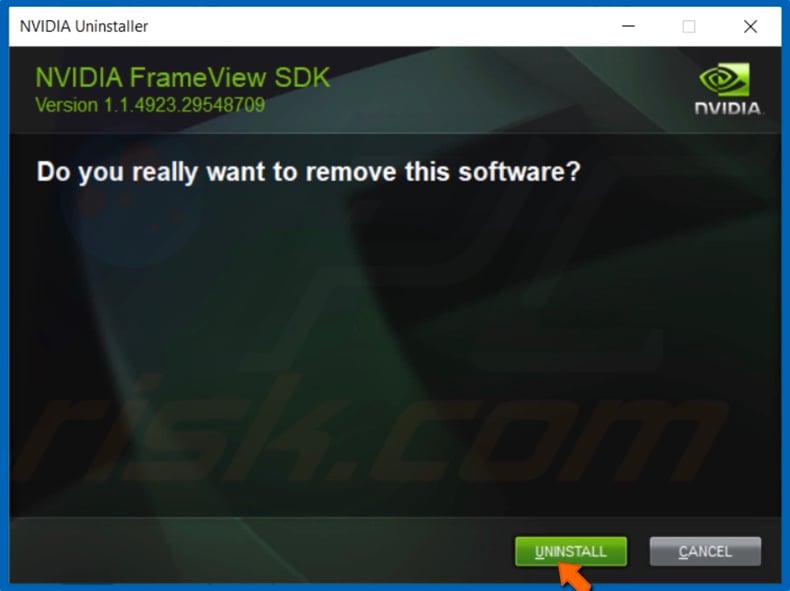 Confirm NVIDIA Frameview SDK removal