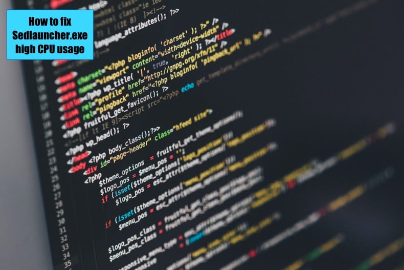 How to fix sedlauncher.exe high cpu usage