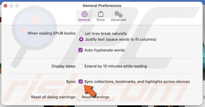 Sync Books with iCloud