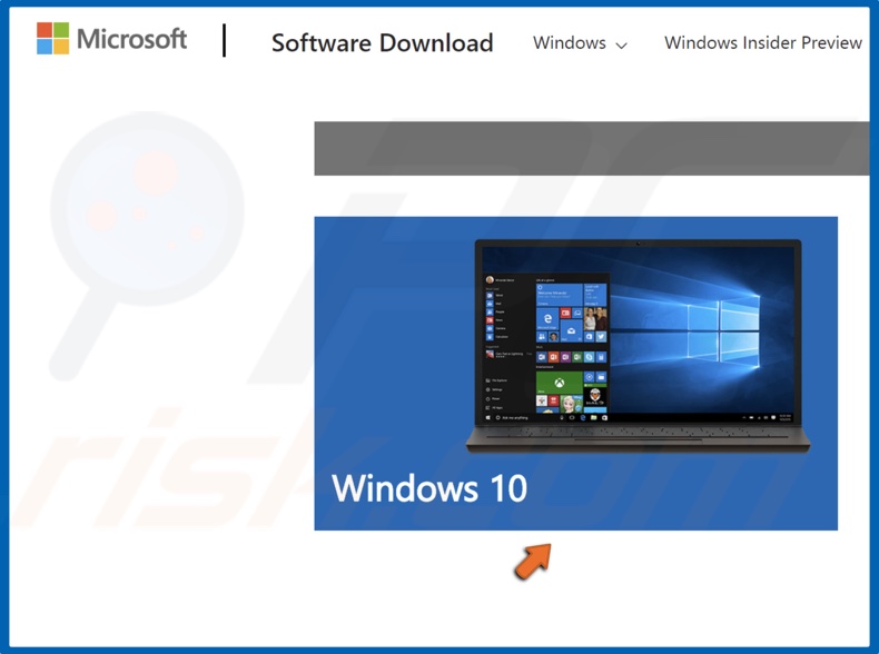 Select Windows 10