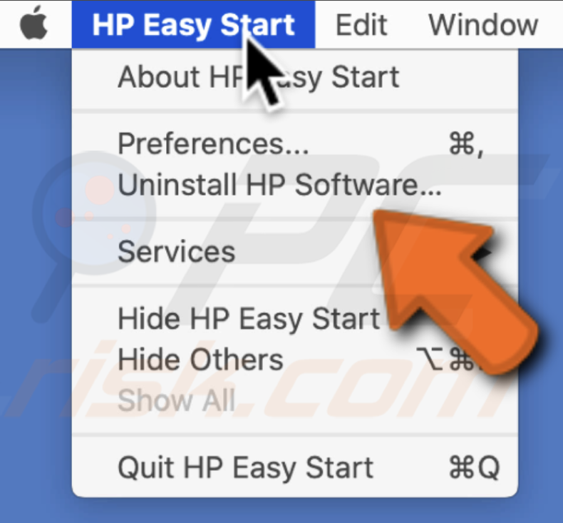 Uninstall HP Software with HP Easy Start