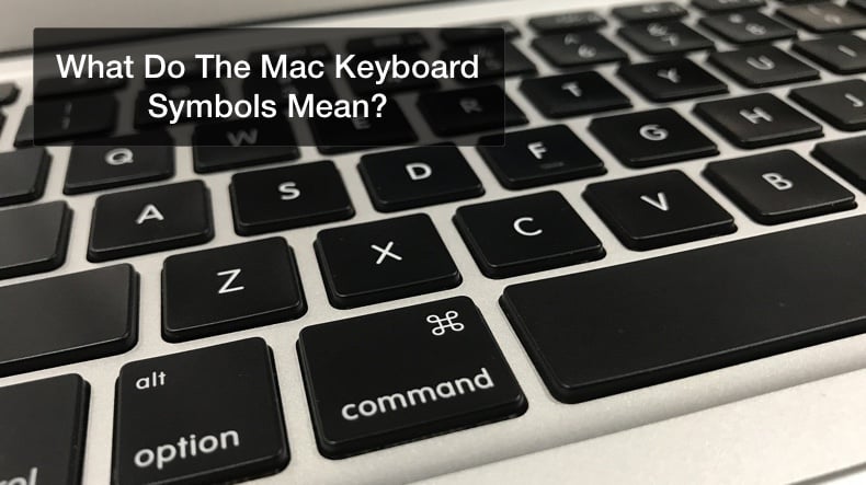 what do mac keyboard symbols mean