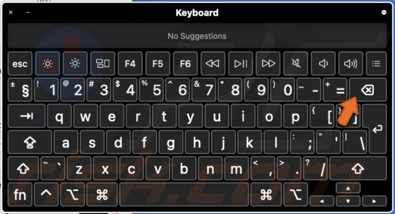 Remove Text When Delete Key Not Working on Mac