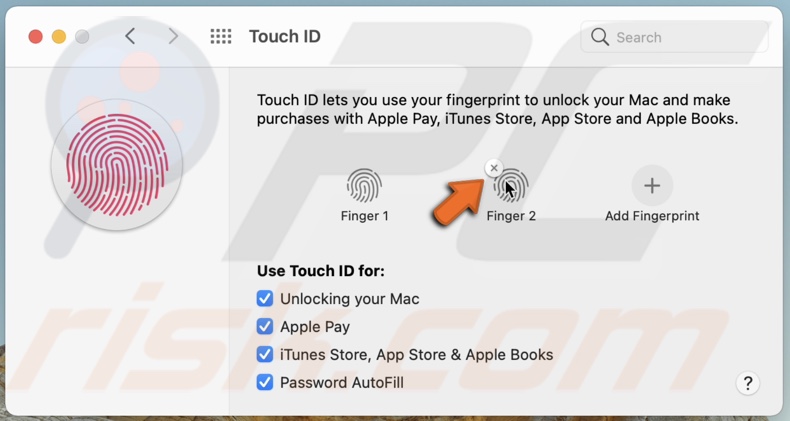 app to visualize you fingerpring on macbook pro