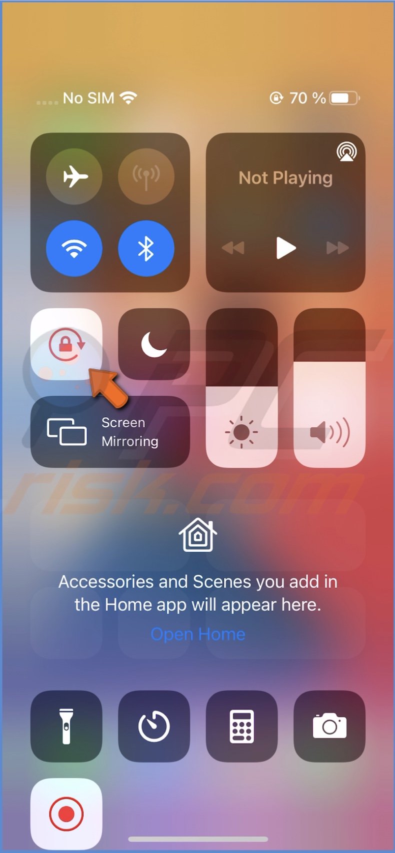 How To Turn Off Orientation Lock On Iphone 8