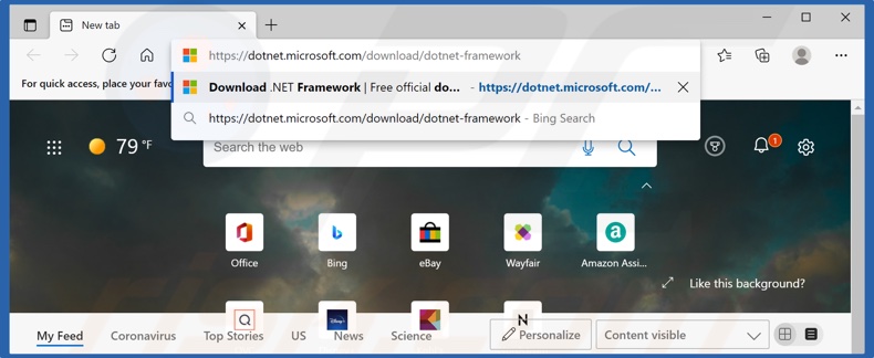 Go to .Net Framework download page