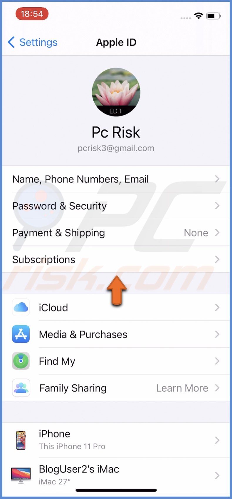 how to update information on apple id