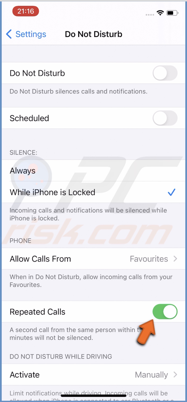 Enable repeated calls