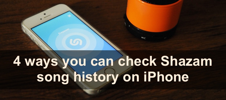 How to view Shazam song History on your iPhone?