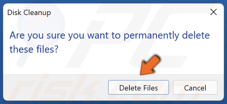 Click Delete Files