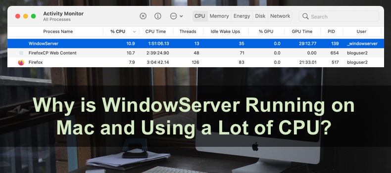 Stop WindowServer High CPU Usage